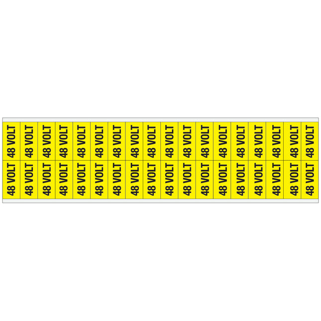 Conduit  Voltage Markers  48 VOLT