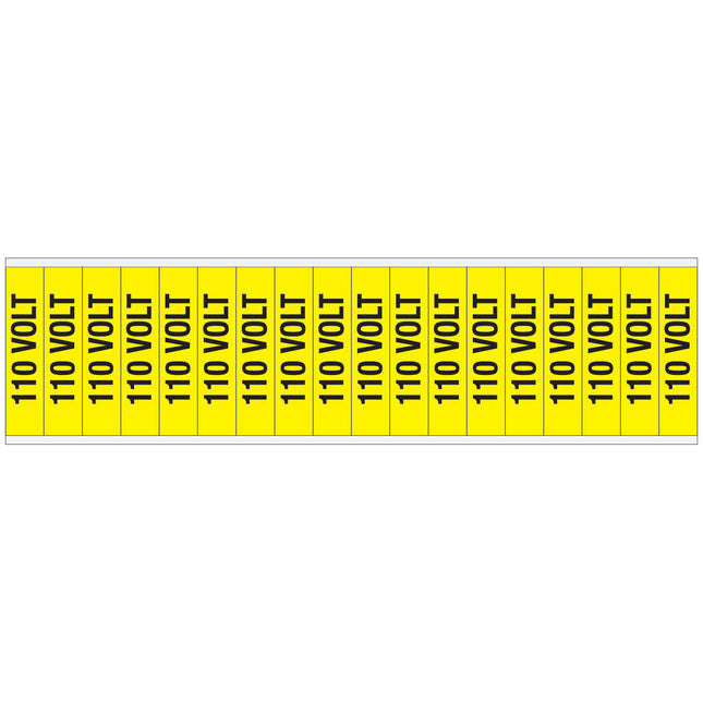 Conduit  Voltage Markers  110 VOLT