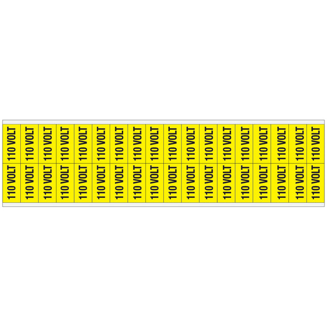 Conduit  Voltage Markers  110 VOLT
