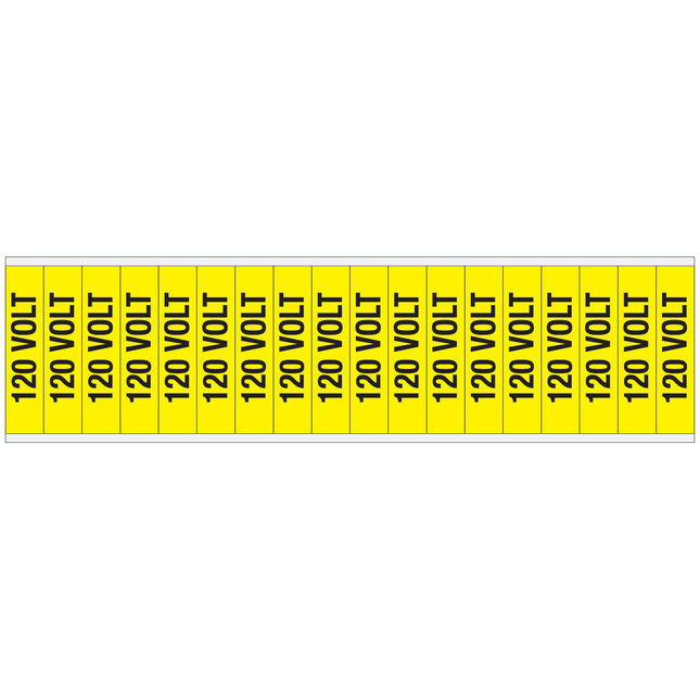 Conduit  Voltage Markers  120 VOLT
