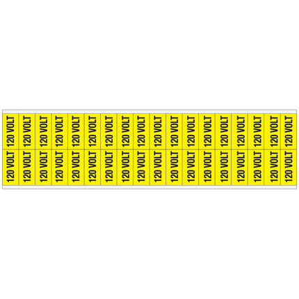 Conduit  Voltage Markers  120 VOLT