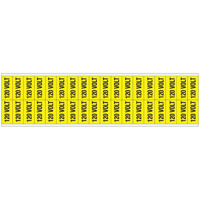Conduit  Voltage Markers  120 VOLT