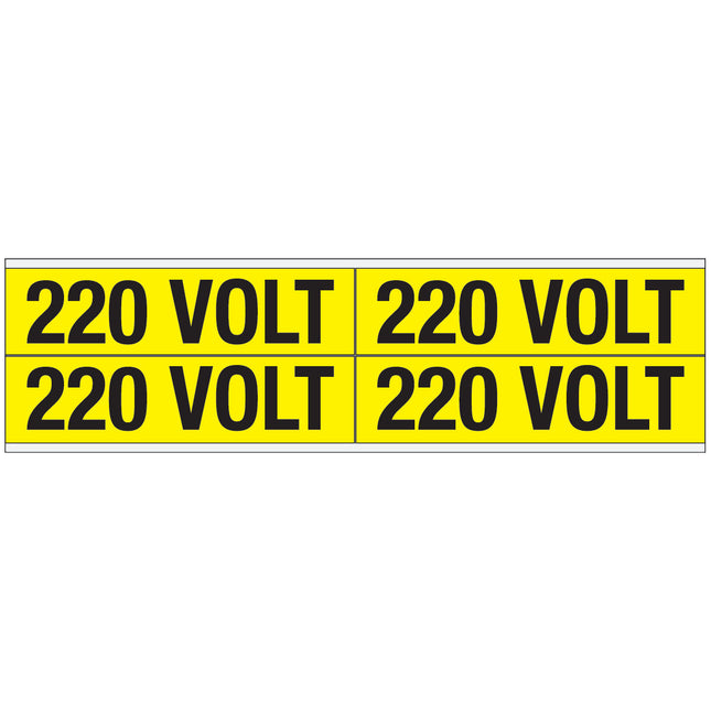 Conduit  Voltage Markers  220 VOLT