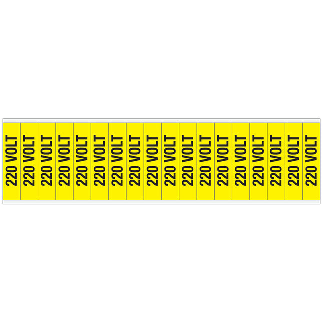Conduit  Voltage Markers  220 VOLT