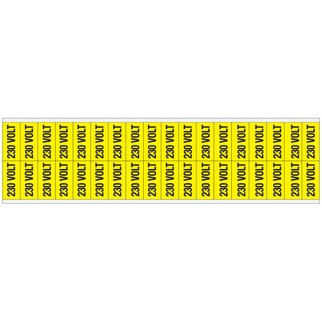 Conduit  Voltage Markers  230 VOLT