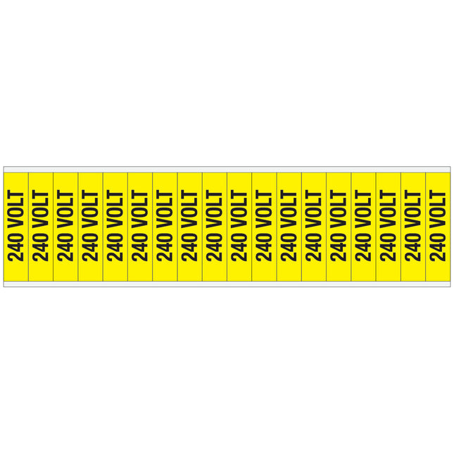 Conduit  Voltage Markers  240 VOLT