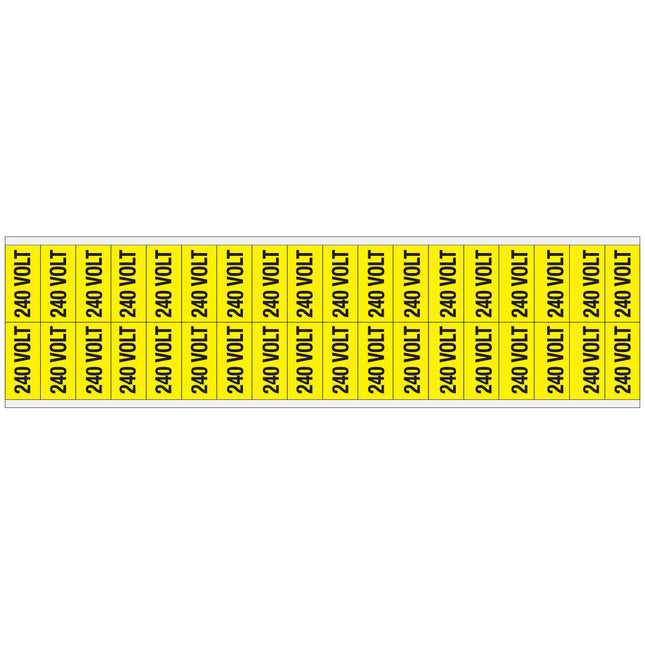 Conduit  Voltage Markers  240 VOLT