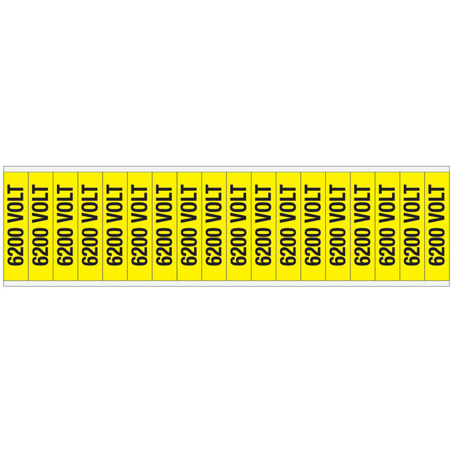Conduit  Voltage Markers  6200 VOLT