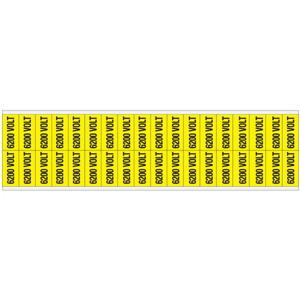 Conduit  Voltage Markers  6200 VOLT
