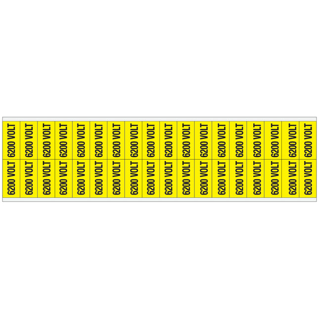 Conduit  Voltage Markers  6200 VOLT