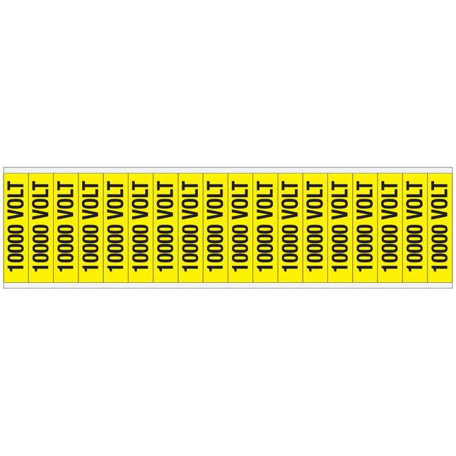 Conduit  Voltage Markers  10000 VOLT