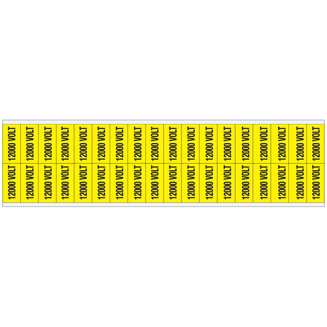 Conduit  Voltage Markers  12000 VOLT