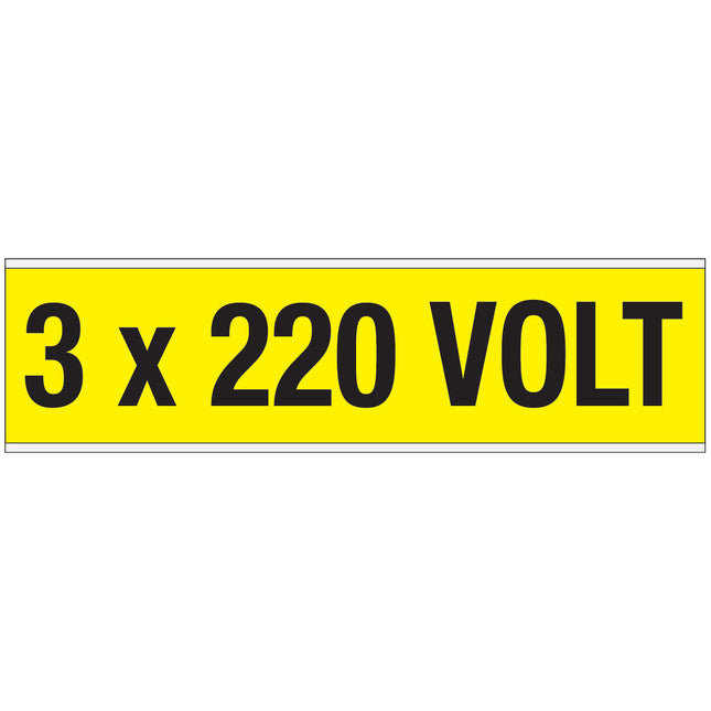 Conduit  Voltage Markers  220 VOLT