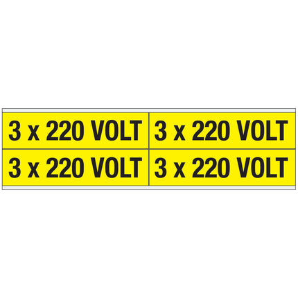Conduit  Voltage Markers  220 VOLT