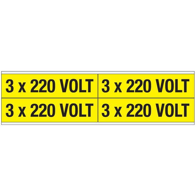 Conduit  Voltage Markers  220 VOLT