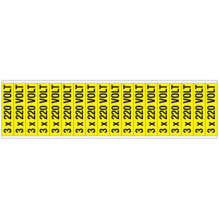 Conduit  Voltage Markers  220 VOLT
