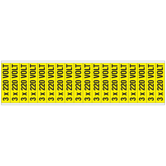 Conduit  Voltage Markers  220 VOLT