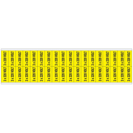 Conduit  Voltage Markers  220 VOLT