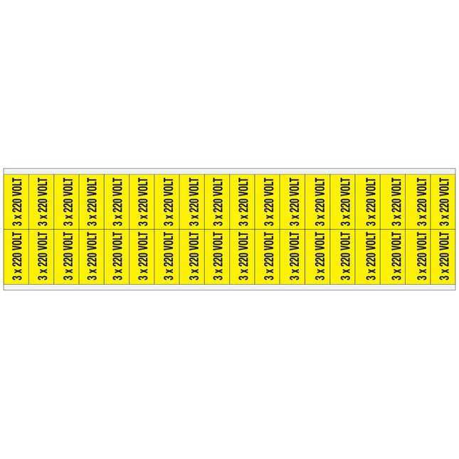 Conduit  Voltage Markers  220 VOLT