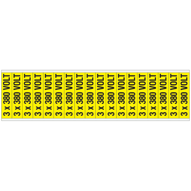 Conduit  Voltage Markers  380 VOLT