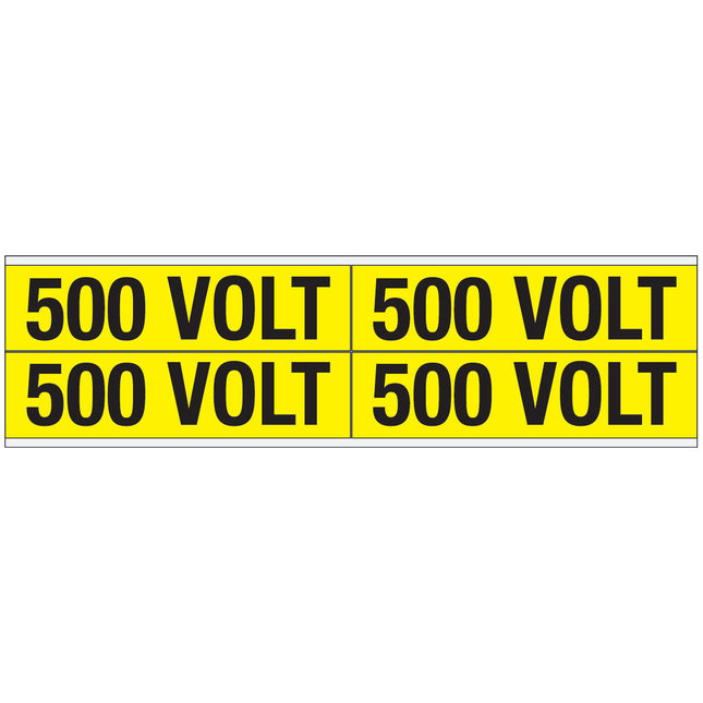 Conduit  Voltage Markers  500 VOLT