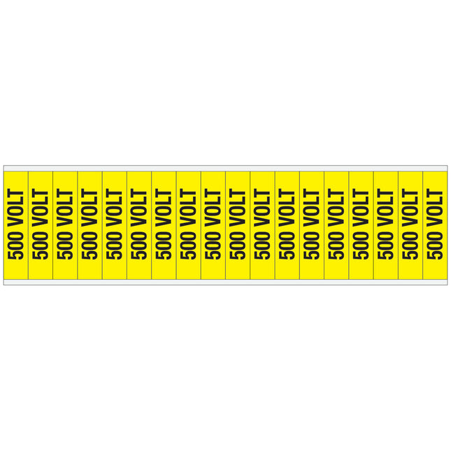 Conduit  Voltage Markers  500 VOLT