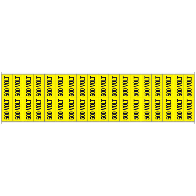 Conduit  Voltage Markers  500 VOLT