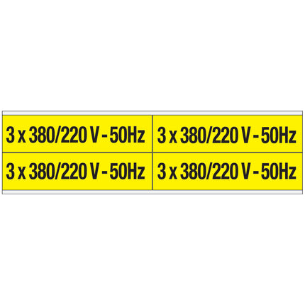 Conduit  Voltage Markers  380 V 220 V 50 Hz