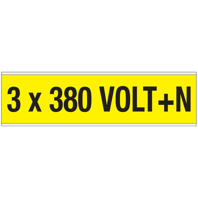 Conduit  Voltage Markers  380 V  N