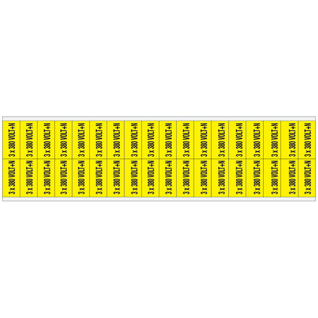 Conduit  Voltage Markers  380 V  N