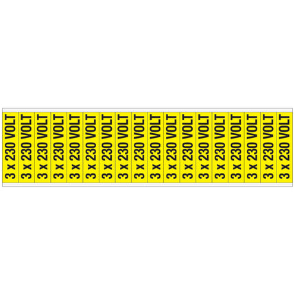 Conduit  Voltage Markers  230 V