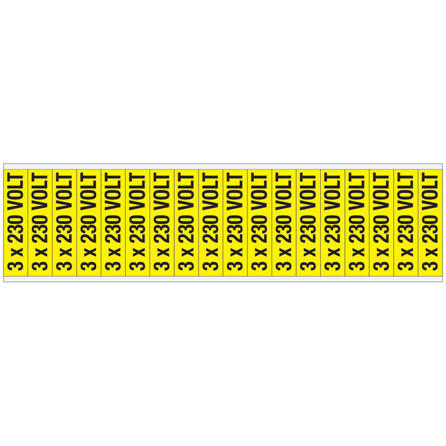 Conduit  Voltage Markers  230 V