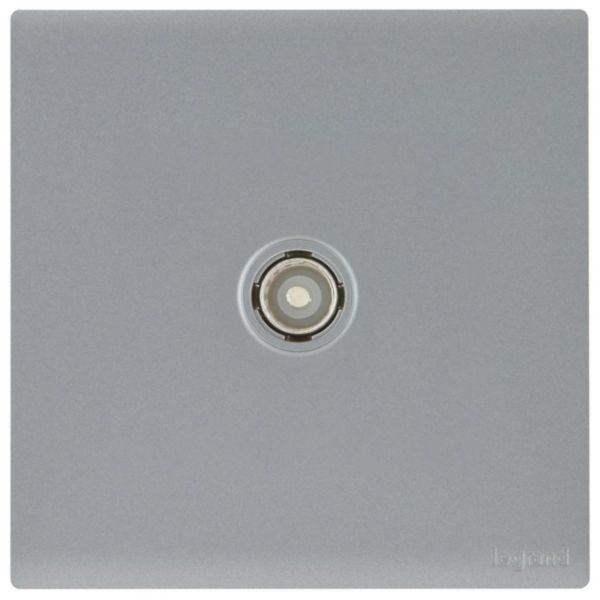 MEC41021SLLegrandمقبس طرفي تلفزيوني أنثوي Obria فضي غامق MEC41021SL