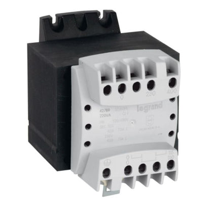 042789Legrandمحول عزل أحادي الطور Legrand 220VA 230/400V أولي