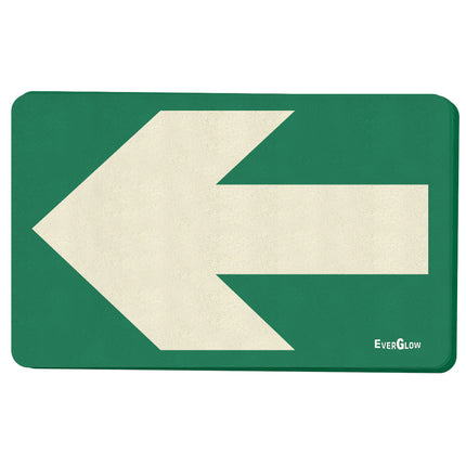 Photoluminescent arrow with antislip top