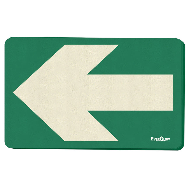 Photoluminescent arrow with antislip top