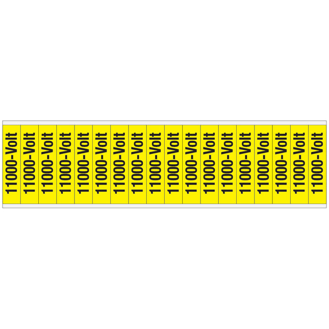 Conduit  Voltage Markers  11000 VOLT