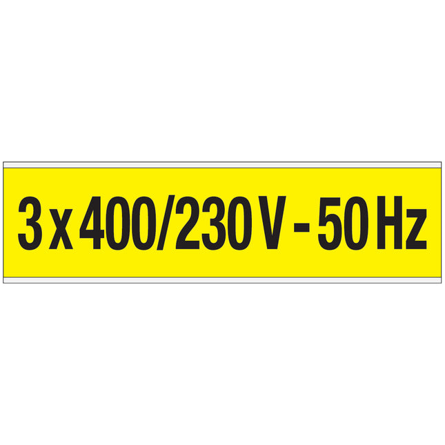 Conduit  Voltage Markers  400 230 V 50 HZ