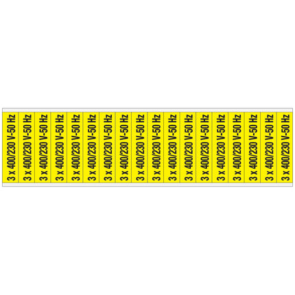 Conduit  Voltage Markers  400 230 V 50 HZ