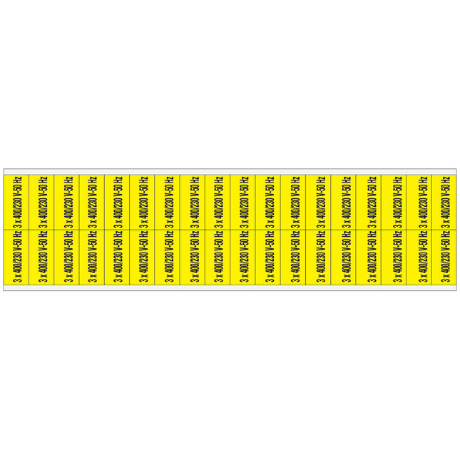 Conduit  Voltage Markers  400 230 V 50 HZ