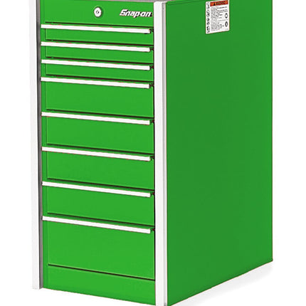 KRL1011APJJSnap-Onسناب أون خزانة نهاية ثماني الأدراج خضراء قصوى