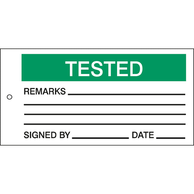 Quality  Material Control Tags