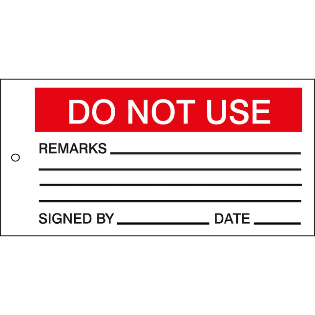 Quality  Material Control Tags