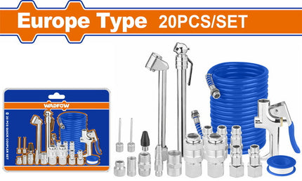 WQP9430Wadfowمجموعة مسدس هواء وادفوف 20 قطعة