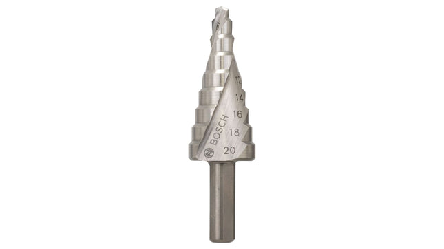 Bosch Tools,2608597519,Step Drill Bit HSS-TiN 4 | 20x8x75mm