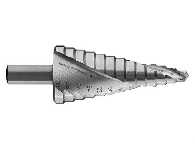 Bosch Tools,2608597520,Step Drill Bit HSS-TiN | 6-30x10x100mm -13 diameters