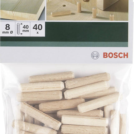 Bosch Tools,2609255311,Dowel 8x40mm 40pcs