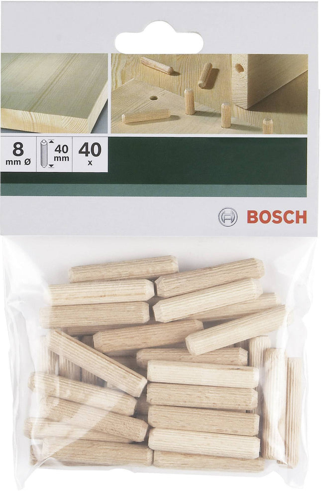 Bosch Tools,2609255311,Dowel 8x40mm 40pcs