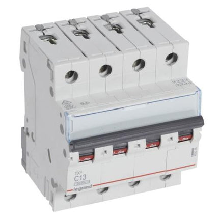 404255Legrandقاطع دائرة Legrand TX3 رباعي الأقطاب 13A بسعة 10kA