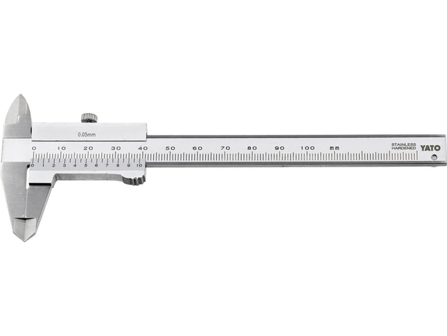 Yato Vernier Caliper 100MM 0.05MM Stainless Steel Precision Measuring Tool